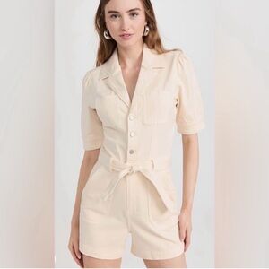 PAIGE Mayslie Button Up Romper